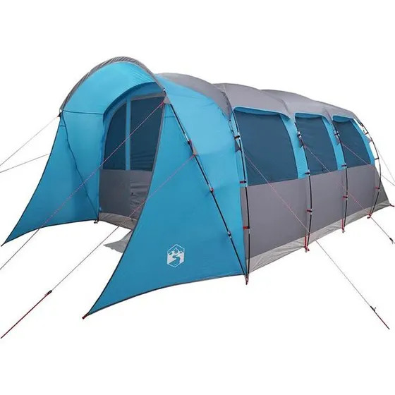 vidaXL Familienzelt 8 Personen Blau/Grau 576 x 325 cm
