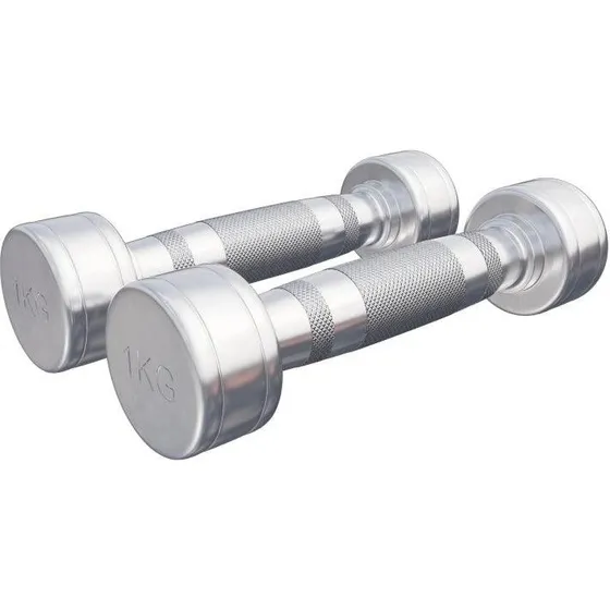 Gorilla Sports 2x1 kg Kurzhantel Chrom 1-20 kg