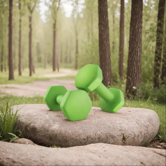 SONGMICS Hexagon-Hanteln 2er-Set 1,5 kg Orange