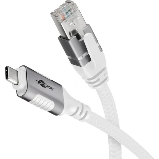 Goobay 74177 USB-C auf RJ45 Ethernet-Kabel 3 m CAT6