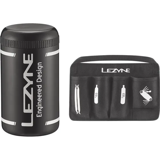 Lezyne Flow Caddy Werkzeugdose mit Organizer, schwarz