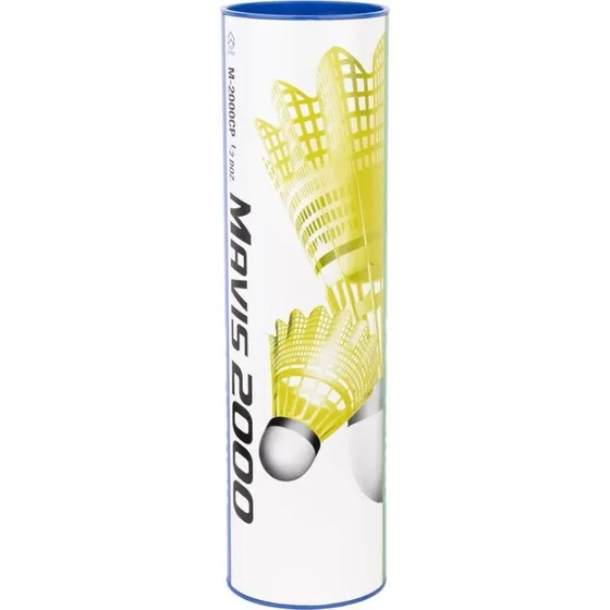 Yonex Mavis 2000 Nylon-Badmintonblle (6er-Dose, wei)