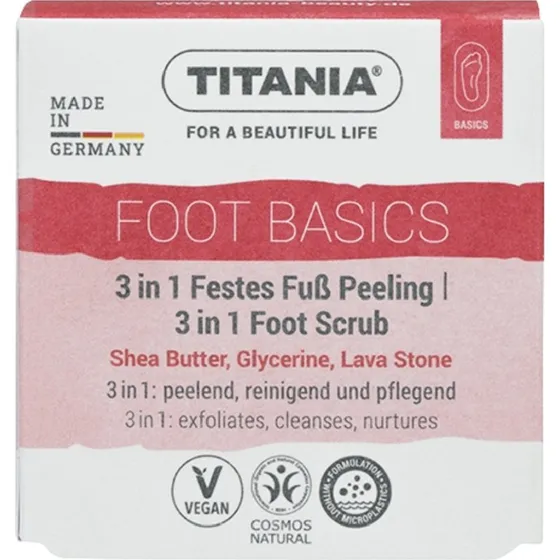 Titania 3in1 Festes Fuß Peeling 69g