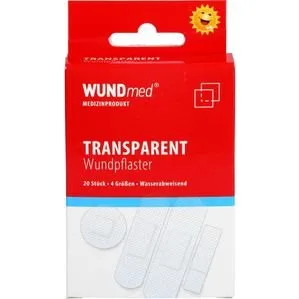 WUNDmed Transparente Pflaster, wasserfest, 4 Größen