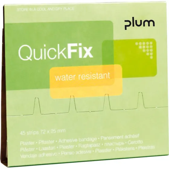 Plum QuickFix Water Resistant Pflasterrefill 45 Stück