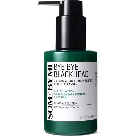 Some By Mi Bye Bye Blackhead 30 Days Green Tea Tox Bubble Cleanser 120 g