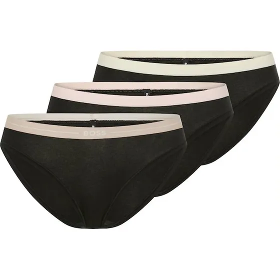 BOSS 3P BRIEF Slip 3er-Pack elastischer Logobund