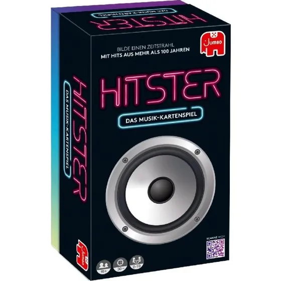 Hitster - Musik-Kartenspiel für 2-10 Spieler