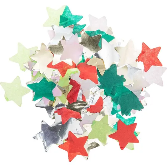 Stern Mix Konfetti 20g mit Metallic-Folie