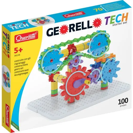 Quercetti Georello Tech Starter-Set, 100 Teile