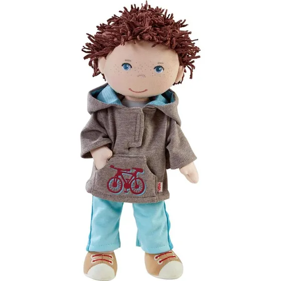 HABA Puppe Lian 30 cm, kuscheliges Stoffkind für Kinder ab 18 Monaten