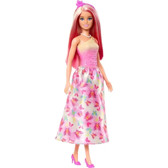 Mattel Barbie Royal-Puppe mit blond-pinkem Haar