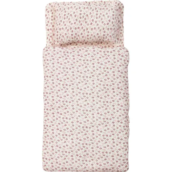 Pinolino Blümchen Puppenbettzeug rosa 3-tlg.