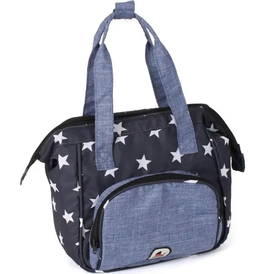 Bayer Chic 2000 Puppen-Wickeltasche Sterne Navy Blau