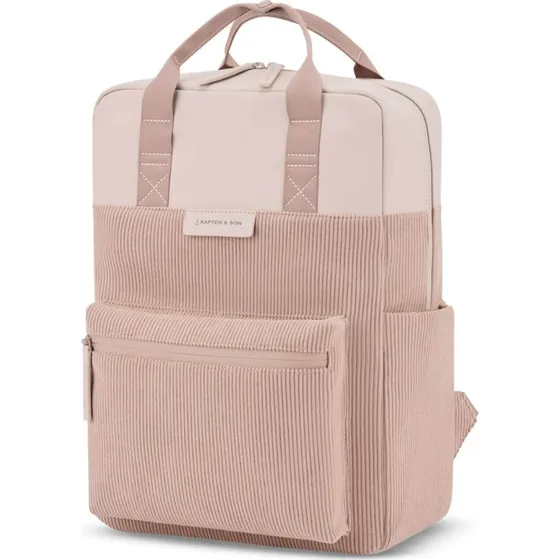 Kapten & Son Bergen Pro Cord 15 Zoll Rucksack Rosa