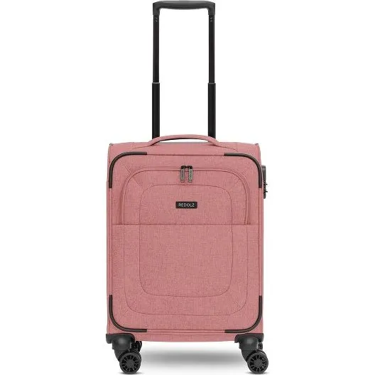 Redolz Essentials 12 CABIN 4-Rollen-Kabinentrolley 55 cm rose
