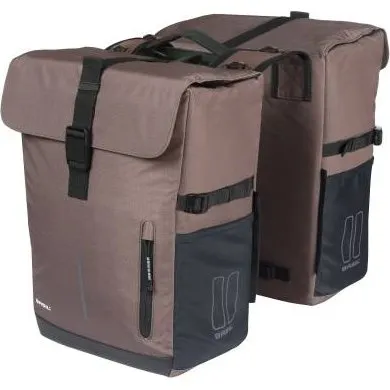 Basil Move Doppel-Fahrradtasche MIK 30 L Braun
