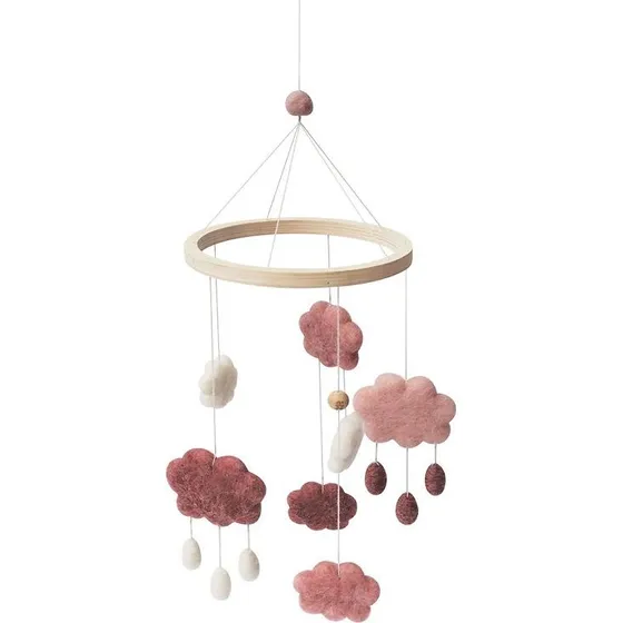 Sebra Babymobile Filz Cotton Candy Pink