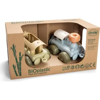 Dantoy BIO-Kunststoff-Zug Set, 90% Zuckerrohr