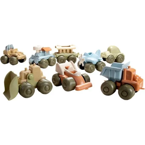 Dantoy Bio-Fahrzeug-Set aus Zuckerrohr-Kunststoff