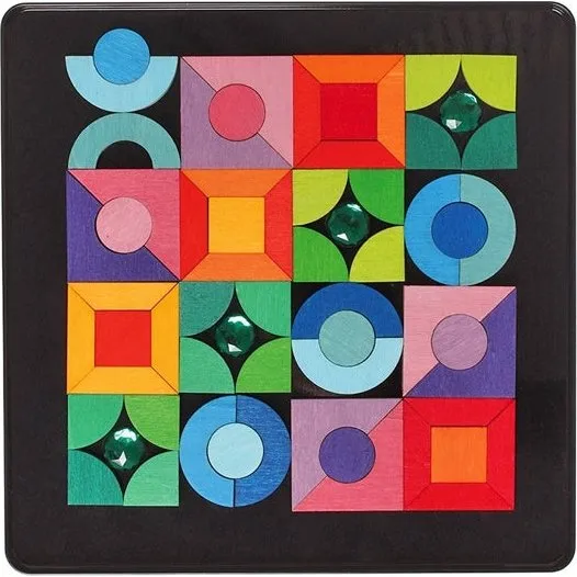 Grimm's Magnetspiel Grundformen & Glitzersteine