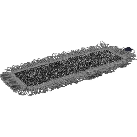 Vikan Wet Scrub Klettbezug Wischmopp 25 cm grau