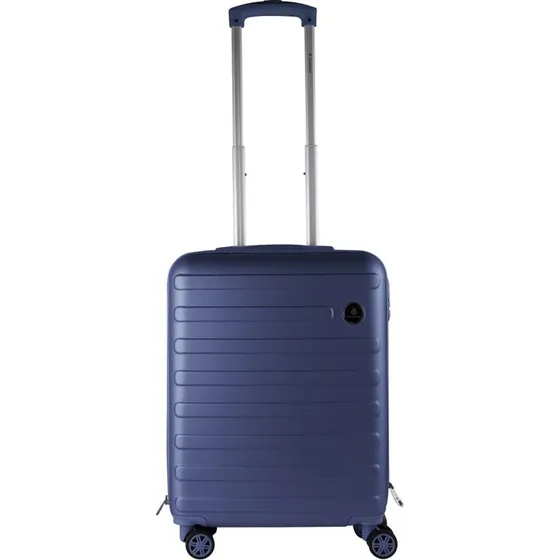 Diamond ABS Hartschale Kabinenkoffer Blau, ultraleicht mit 360° Doppelrädern