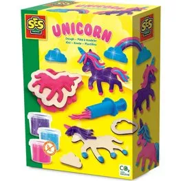 SES Creative Unicorn Neon Glitter Knetset
