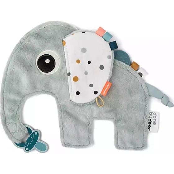 Done by Deer Cozy Friend Elphee Blue Schnuller-Kuscheltuch
