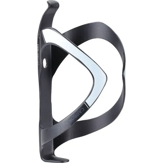 Fibercage UD Carbon Flaschenhalter Matt Schwarz Weiß 37 BBB