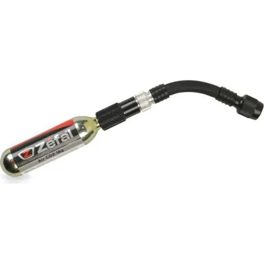 Zefal EZ Control FC CO2-Inflator 12 cm, schwarz/silber