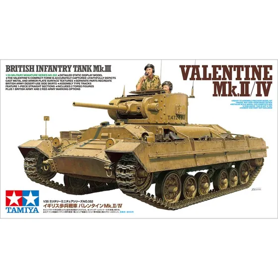 Tamiya Brit. Panzer Valentine Mk. II/IV 1:35 Bausatz