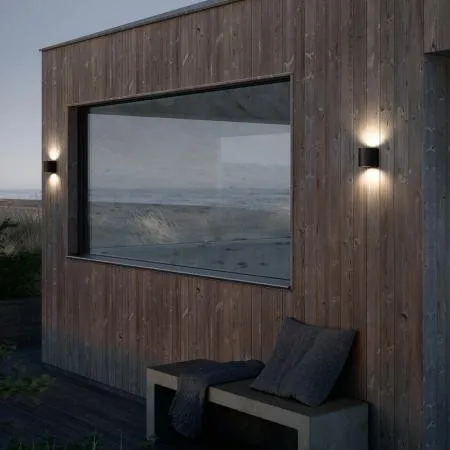Nordlux CANTO 2 LED Wandleuchte Seaside schwarz 10,6W IP44