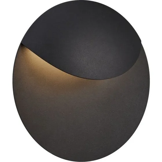 Nordlux Valopin Wandleuchte Schwarz 11W 140lm IP54