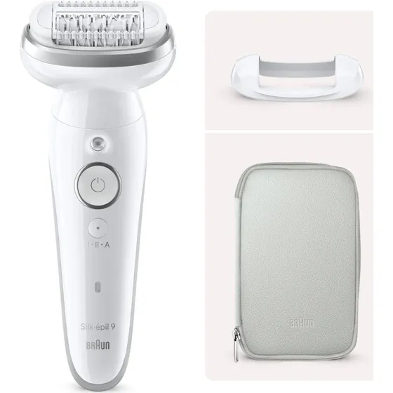 Braun Silk-pil 9 9-011 Epilierer wei/silber