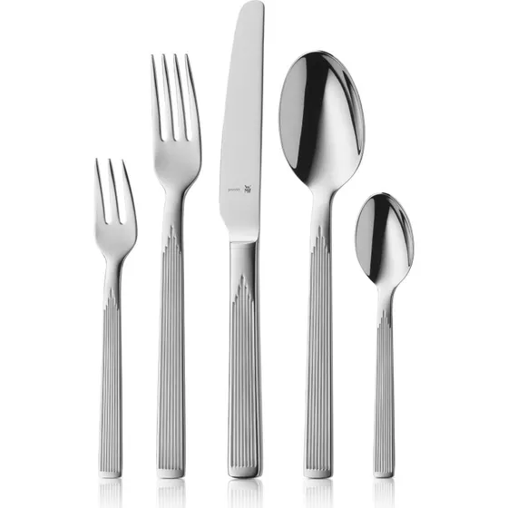 WMF ART DECO Besteckgarnitur 66-teilig silberfarben