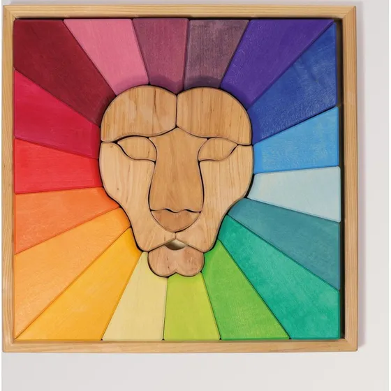 GRIMM'S Bauspiel Regenbogenlöwe (27 Teile)