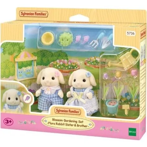 Sylvanian Families Flora Kaninchen-Geschwister-Spielset