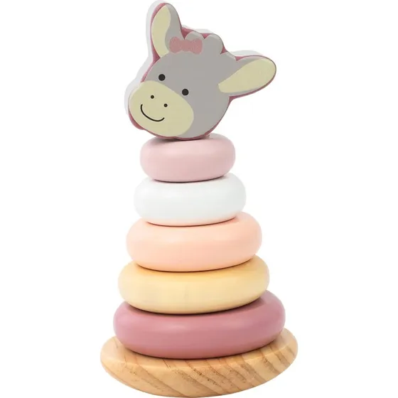 Emmi Girl Stapelturm Holz bunt (FSC® 100%)