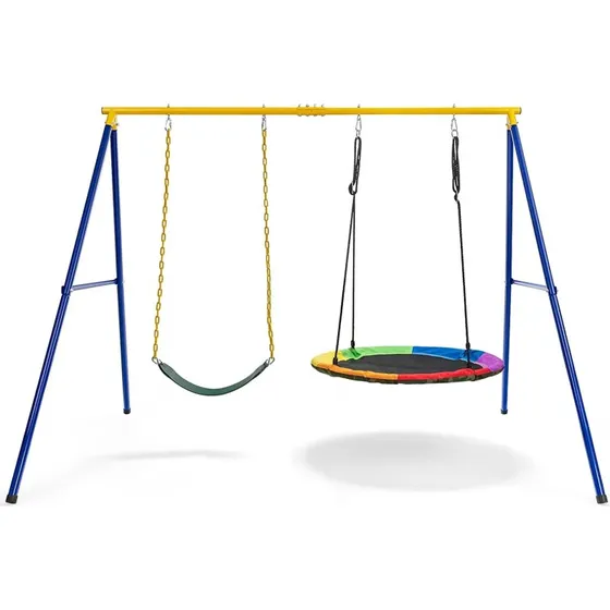 COSTWAY Doppelschaukel NP10525 mit Gestell