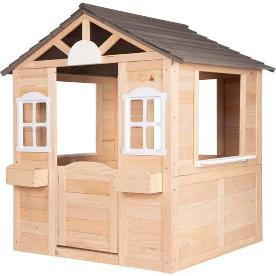 ONVAYA® Kinderspielhaus aus Holz mit Tür & Fenster