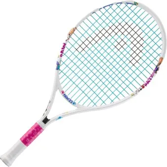 HEAD Paw 23 Tennisschläger für Kinder (23 Zoll, weiß, bespannt)