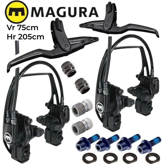 Magura HS11 Hydraulische Felgenbremse Komplettset Vorne/Hinten