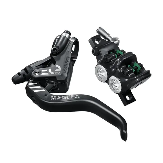 Magura MT5 eSTOP Scheibenbremse hinten 4-Kolben schwarz/silber