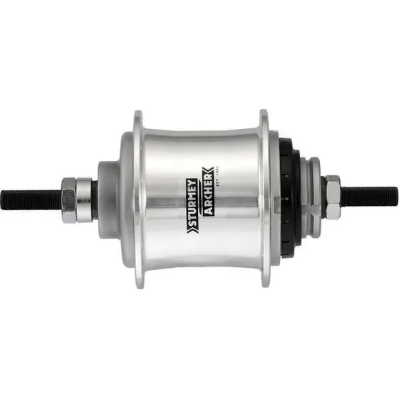 Sturmey Archer A2K Automatic 2-Gang-Freilaufnabe 36 Loch silber