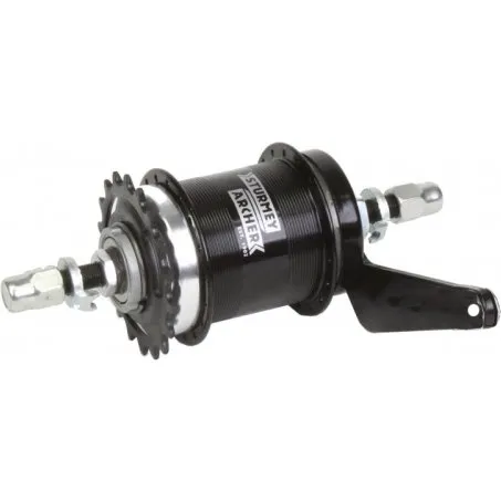 Sturmey Archer S2C 2-Gang Duomatik Schwarz 36-Loch