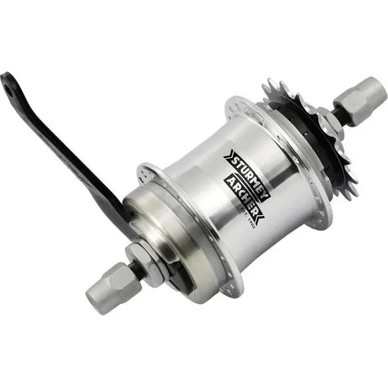 Sturmey Archer S1C 1-Gang-Hinterradnabe 36L silber