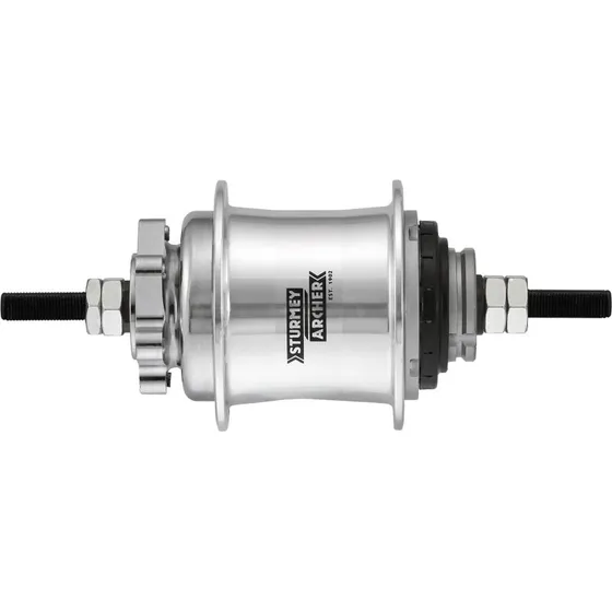 Sturmey Archer A2K 2-Gang Automatic Disc Silber