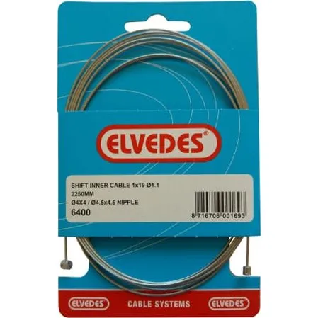 Elvedes Innenzug 1,1 mm, 2250 mm, verzinkt