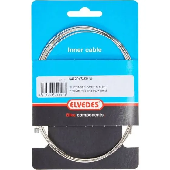 Elvedes Innenkabel Shimano RVS 1,1 mm 2250 mm